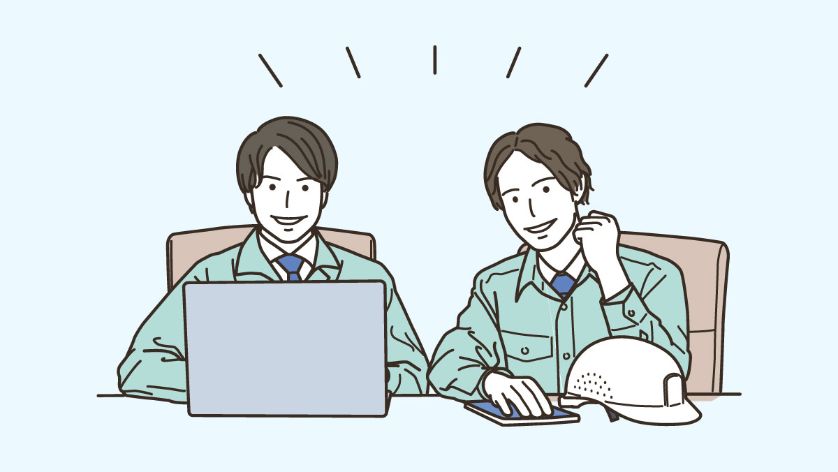PC作業をする男性